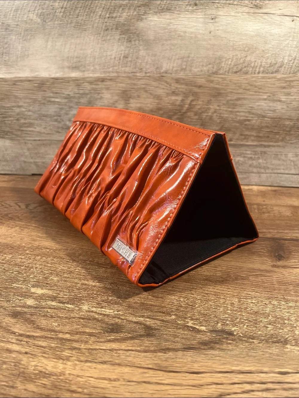 Miche Sheila Classic Shell Burnt Orange Ruched Handbag Cover